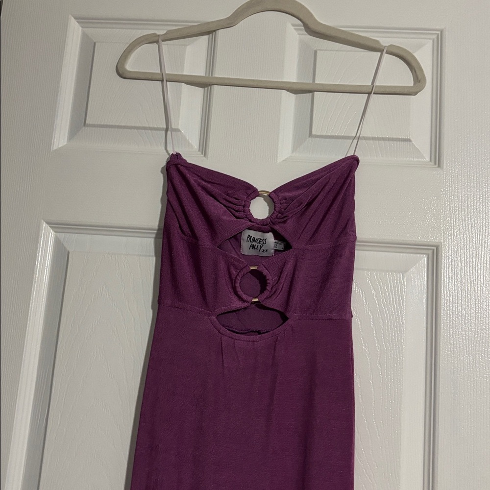 Purple maxi princess Polly dress